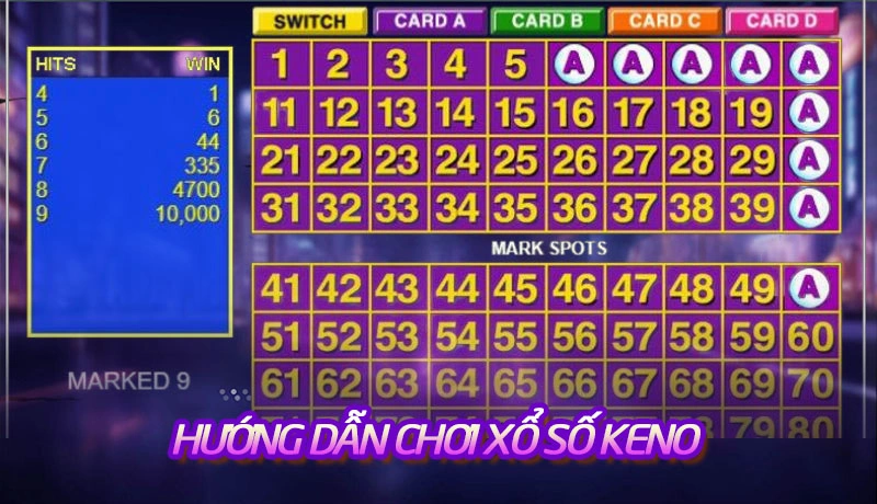 Hướng dẫn cách chơi xổ số Keno đơn giản tại 79Club